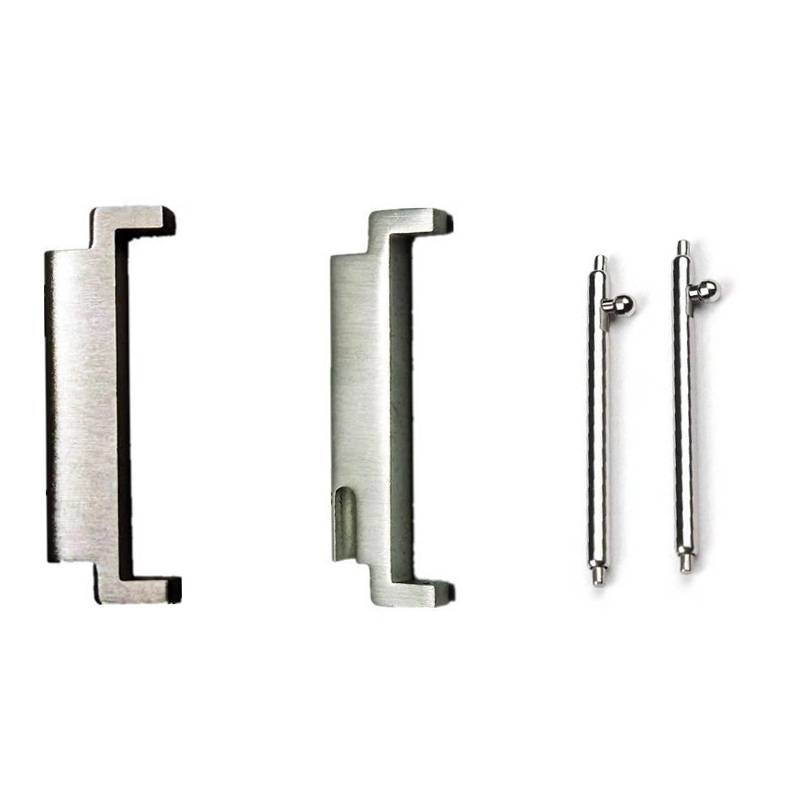 Universal Silber Uhrenarmbandverbinder 20mm auf 22mm Adapter