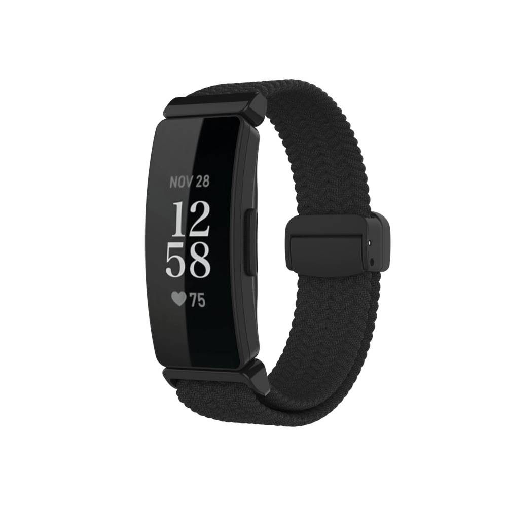 Nylon-Uhrenarmband für Fitbit Inspire 3 Black
