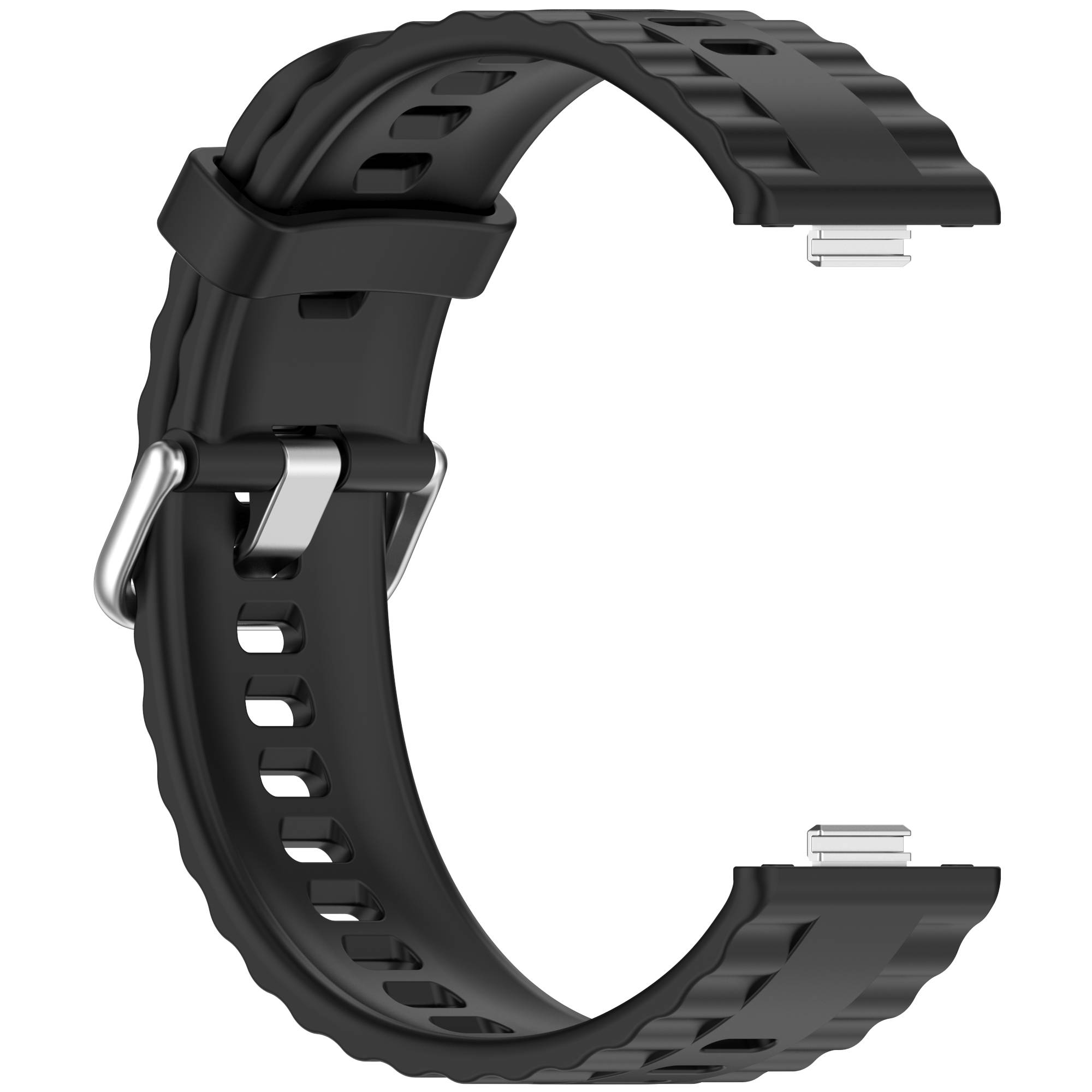 Silikon-Uhrenarmband für Huawei Fit 4 Pro Black