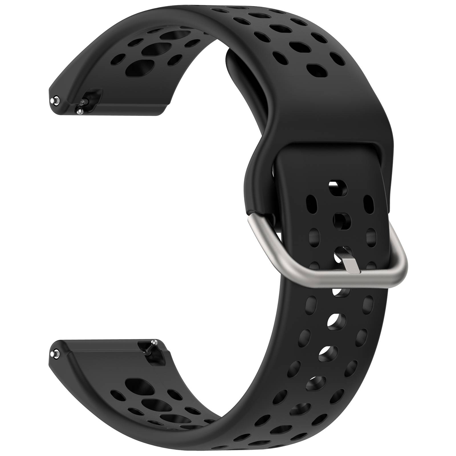 Silikon-Uhrenarmband für Amazfit Bip6 (A2435) Black