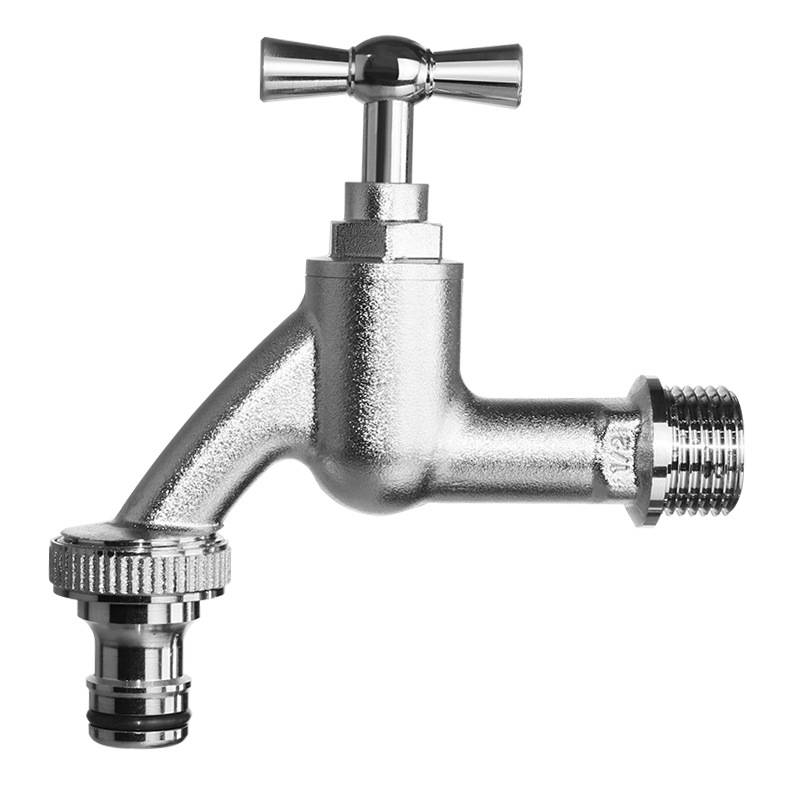 Massiver Messing Garten Wasserhahn Outdoor Schlauch Hahn Adapter Verbinder