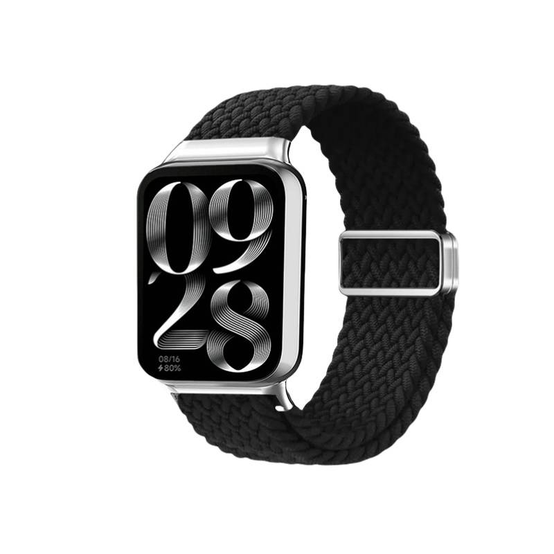 Xiaomi Smart Band Armband aus geflochtenem Nylon in Obsidianschwarz Redmi Watch5 Aktiv