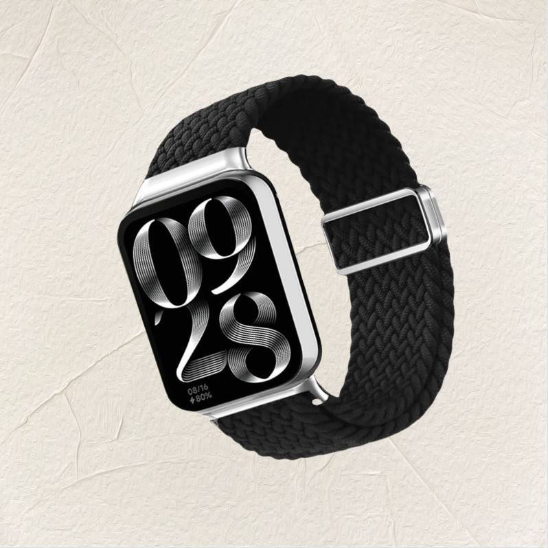 Xiaomi Smart Band Armband aus geflochtenem Nylon in Obsidianschwarz Xiaomi 9 Pro