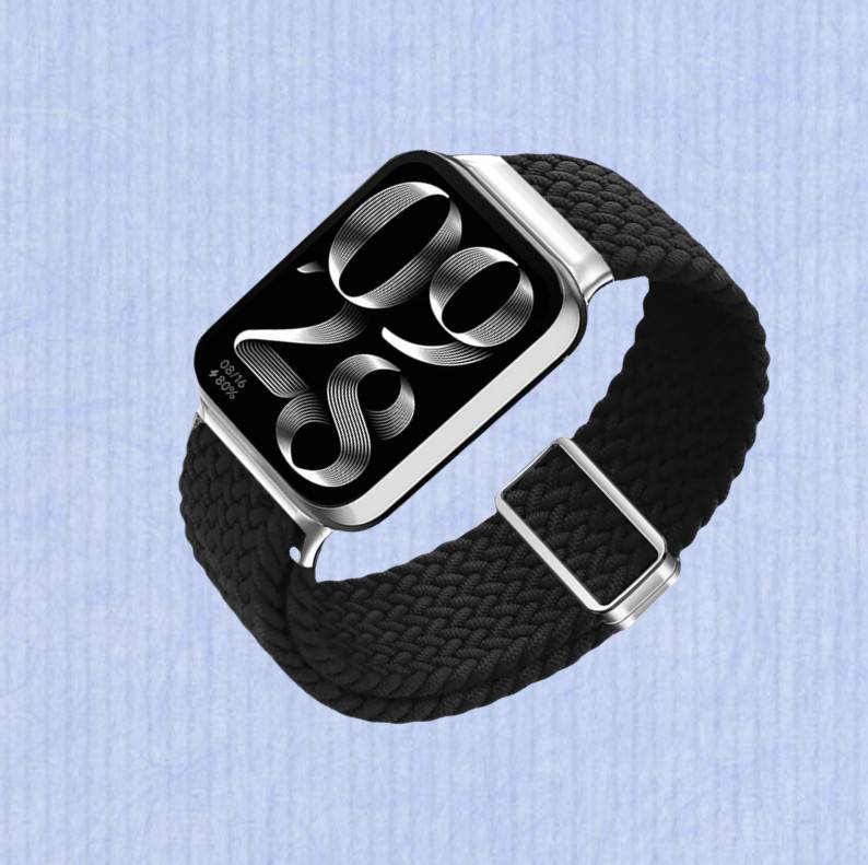 Xiaomi Smart Band Armband aus geflochtenem Nylon in Obsidianschwarz Xiaomi 9 Pro