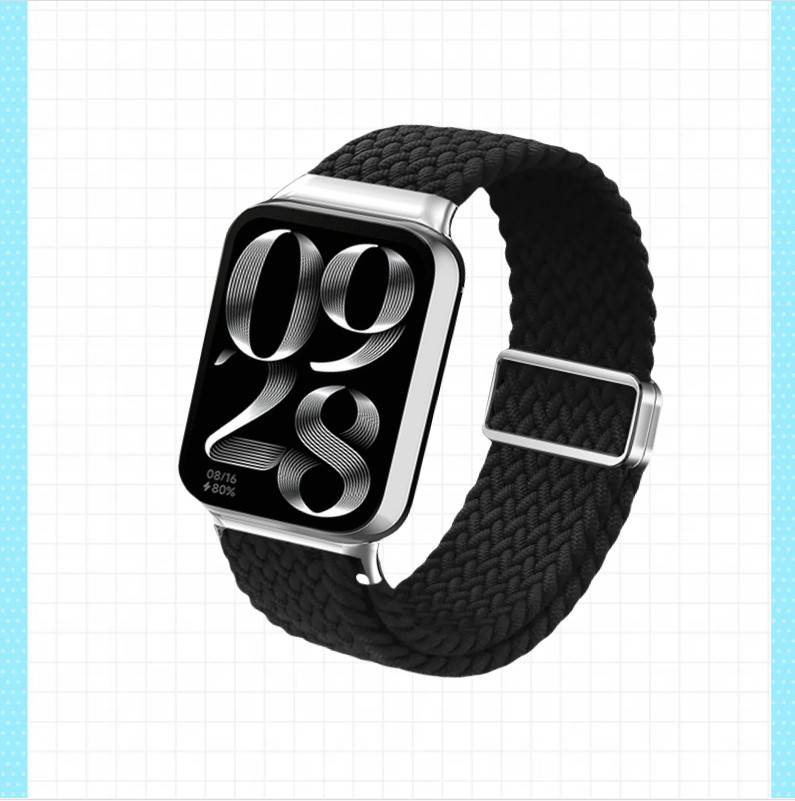 Xiaomi Smart Band Armband aus geflochtenem Nylon in Obsidianschwarz Xiaomi 9 Pro