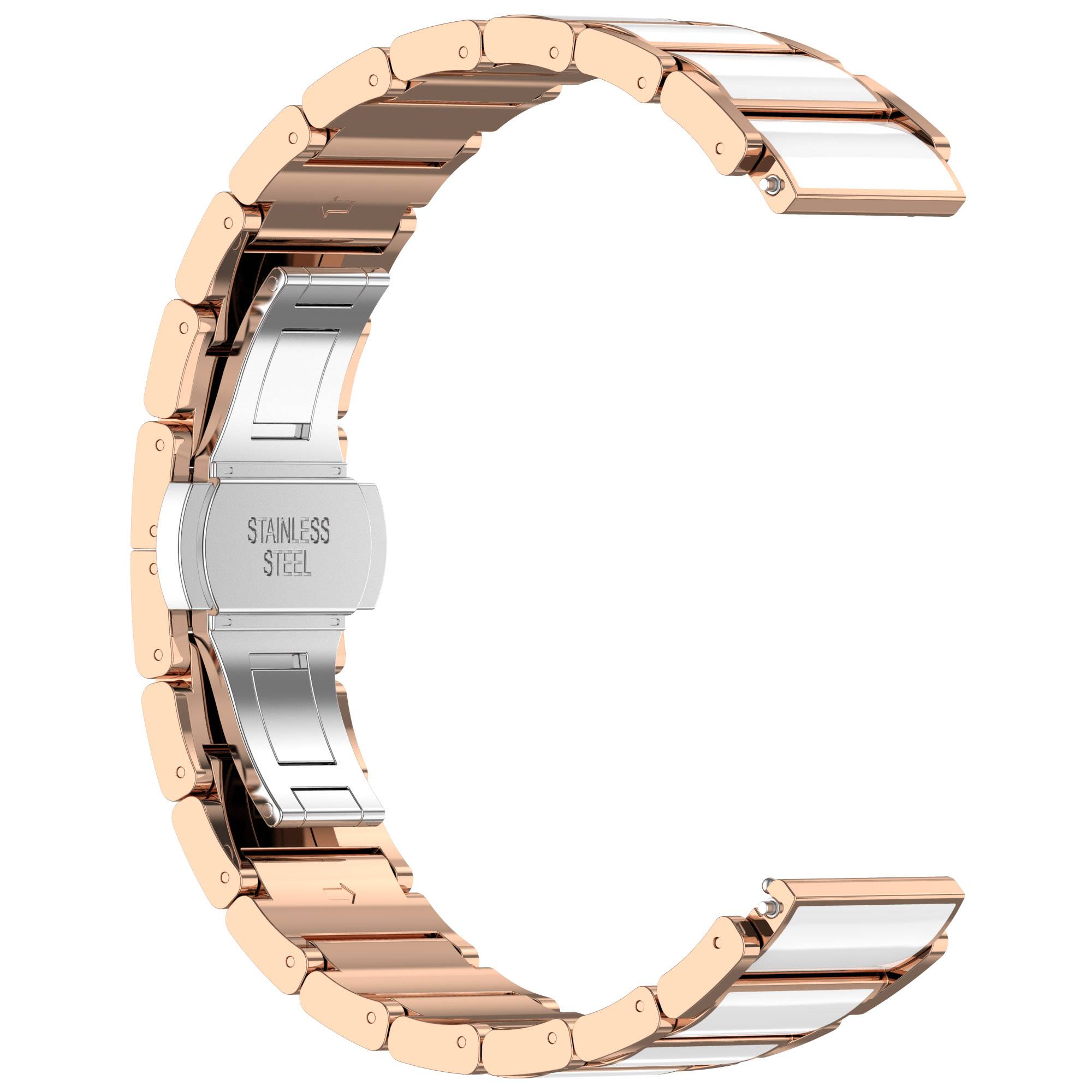 Keramikarmband für Huawei GT5 & GT5 Pro - 18mm Universal Passform PinkGold