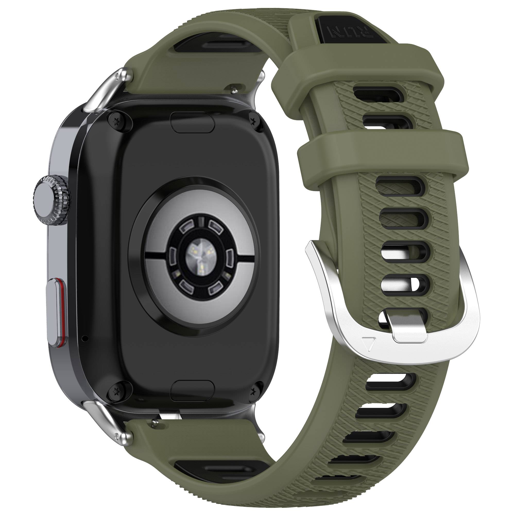 Silikon-Uhrenarmband für Huawei Watch D2 Green+Black