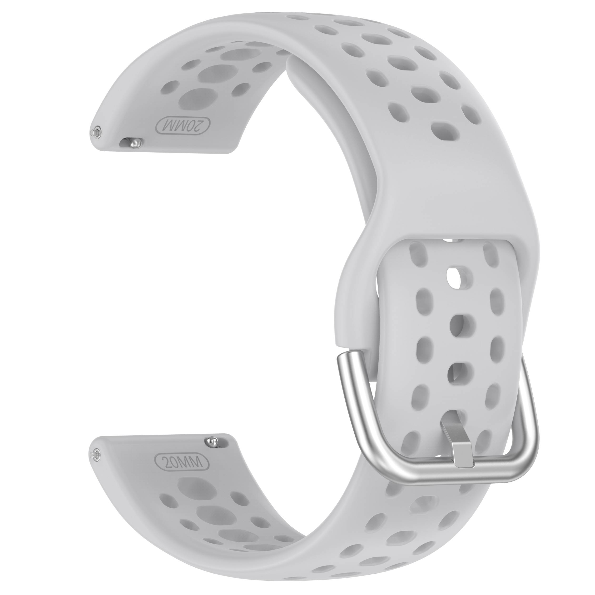 Amazfit Active 2 Armband - Atmungsaktiver Silikon Sport Ersatz Grey