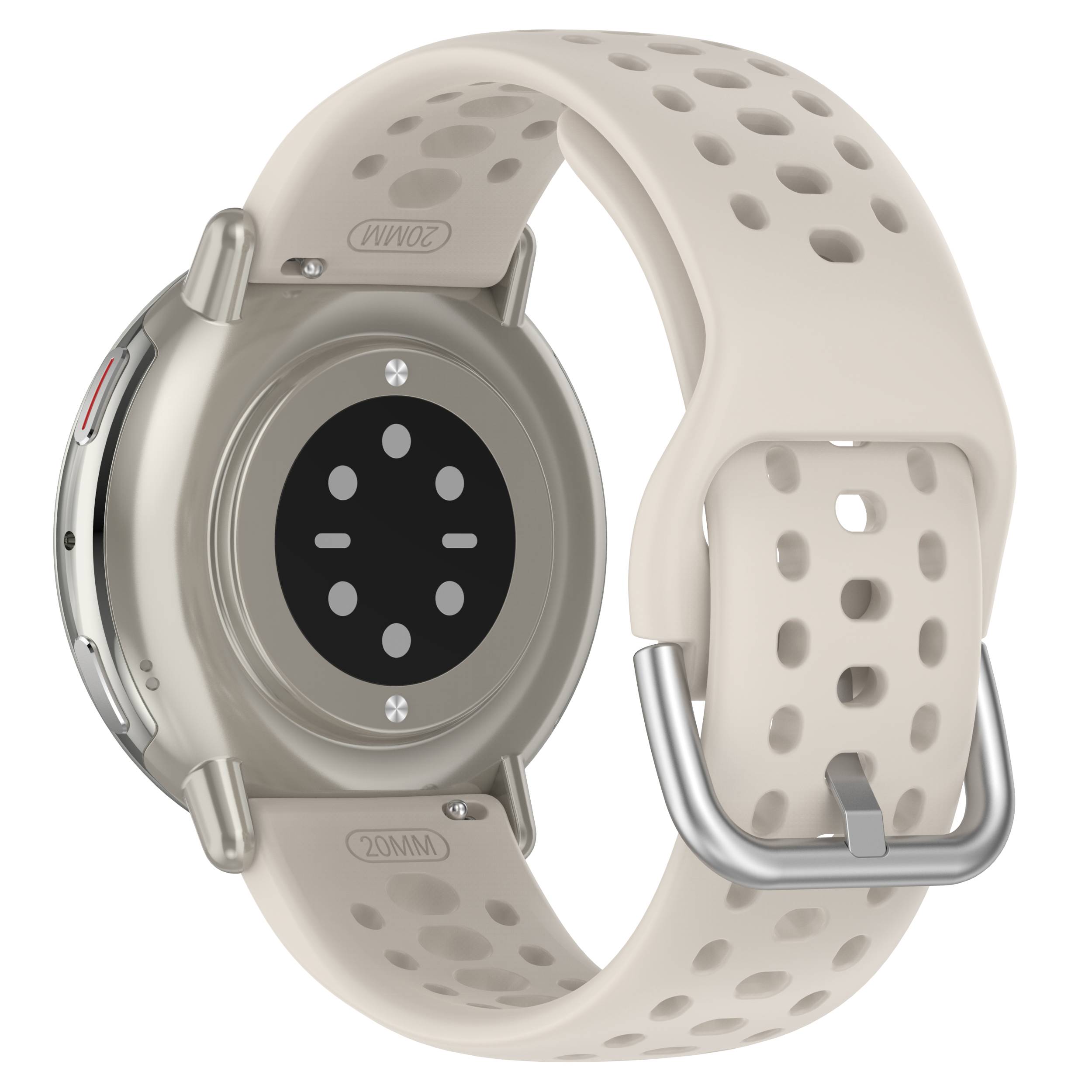 Amazfit Active 2 Armband - Atmungsaktiver Silikon Sport Ersatz Beige