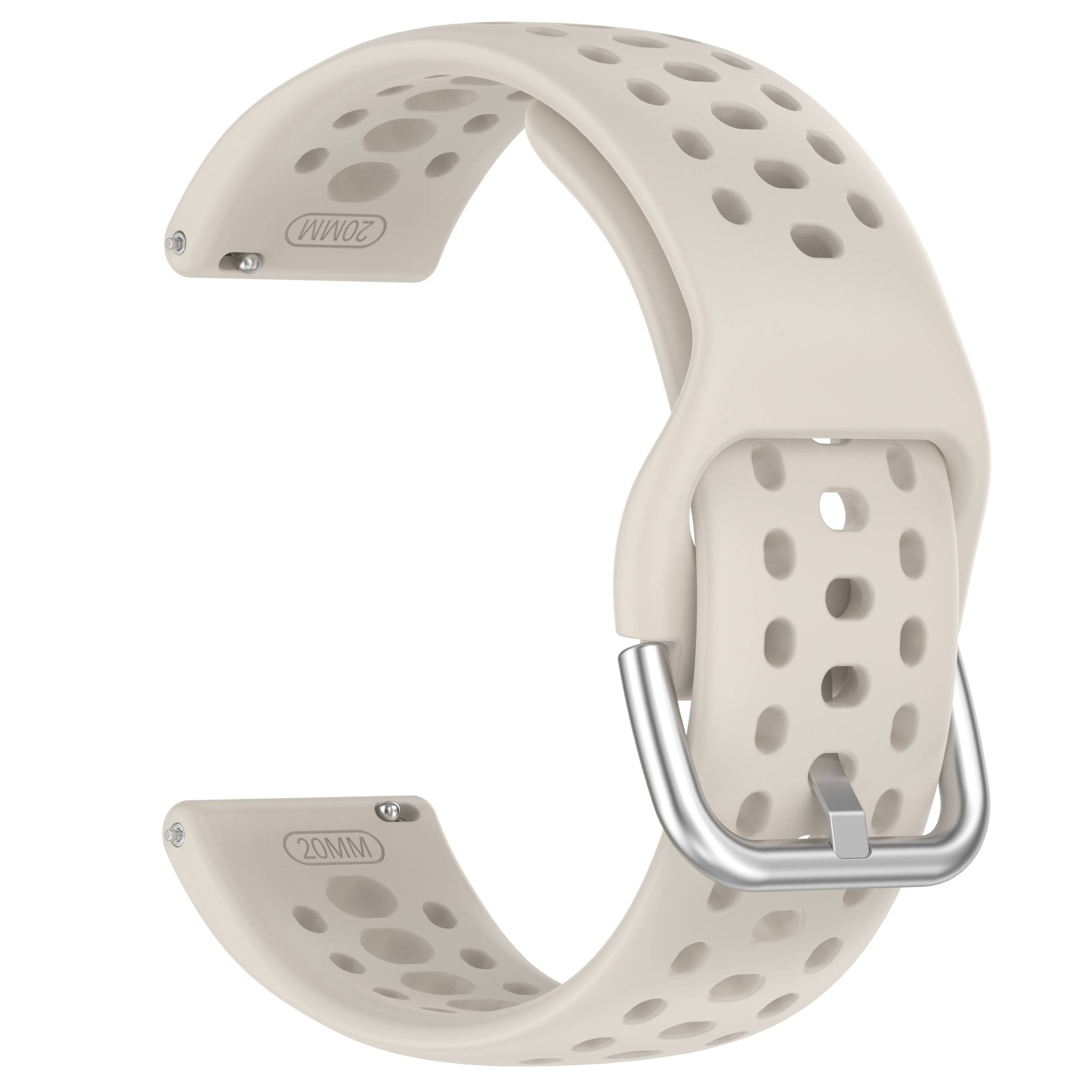 Amazfit Active 2 Armband - Atmungsaktiver Silikon Sport Ersatz Beige