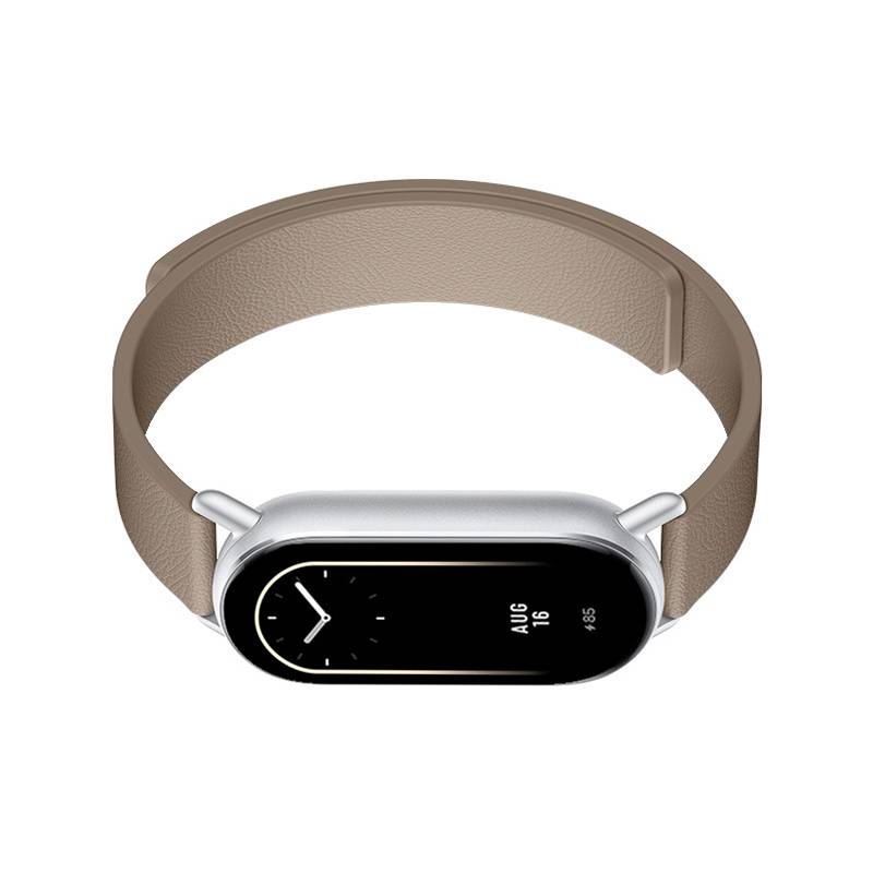 Lederarmband für Xiaomi Band 8/9 - Magnetisch Brown