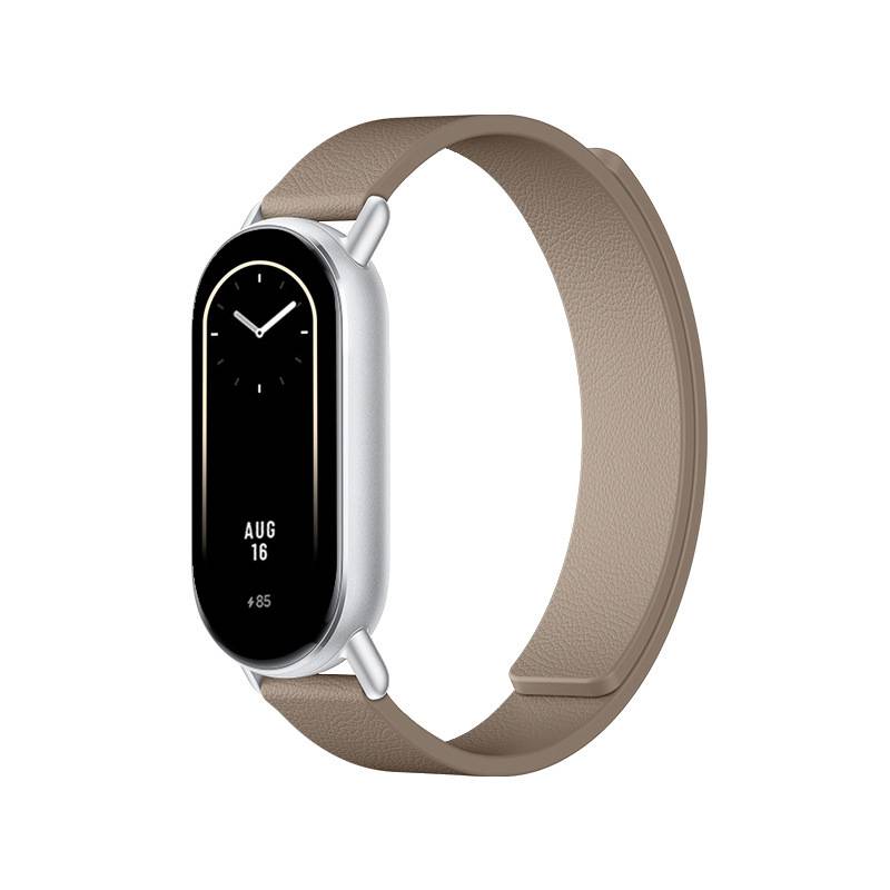 Lederarmband für Xiaomi Band 8/9 - Magnetisch Brown