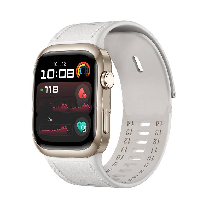 Stylische Silikonarmbänder für Huawei Watch D2 White