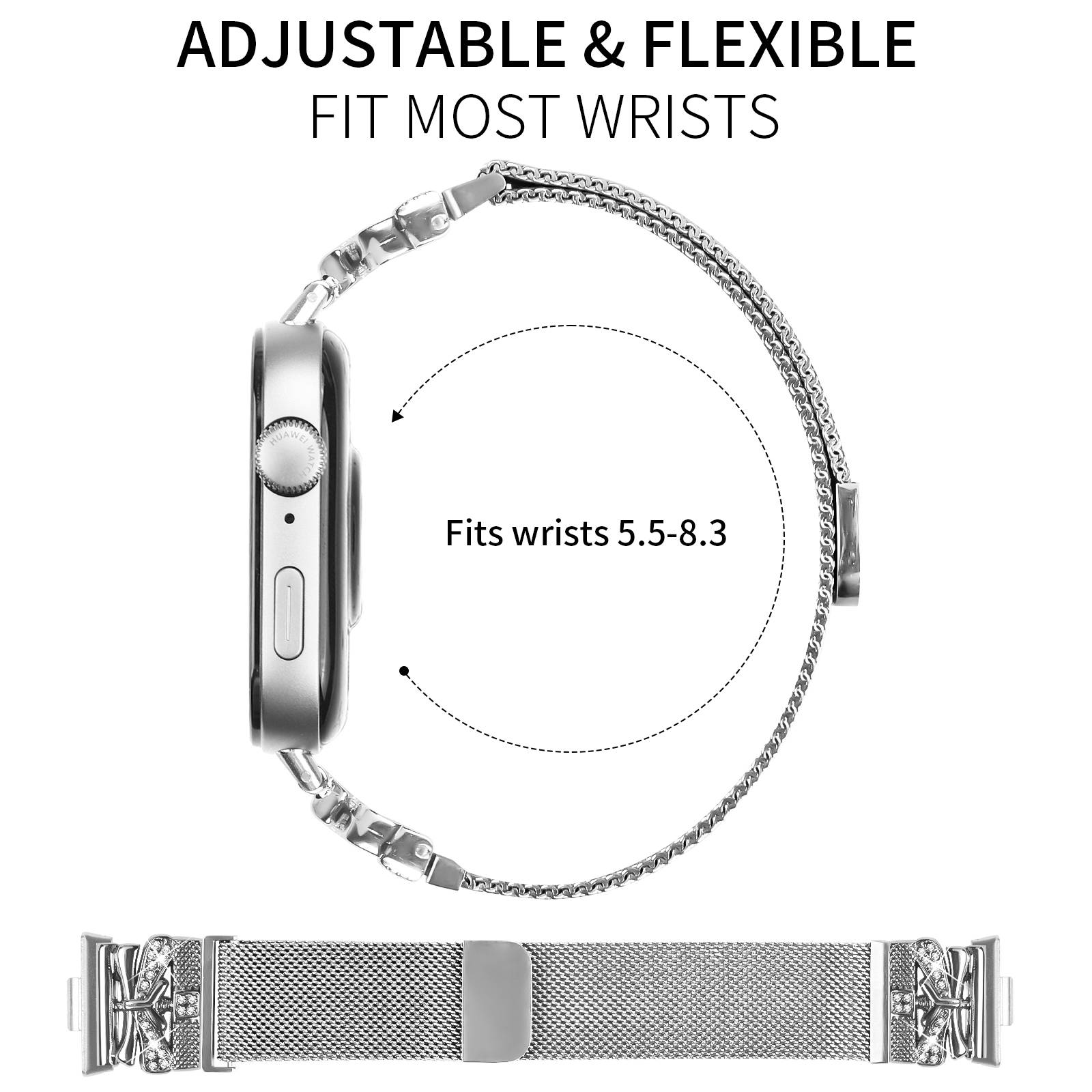 Huawei Watch Fit 3 Armband - Elegantes Edelstahlband