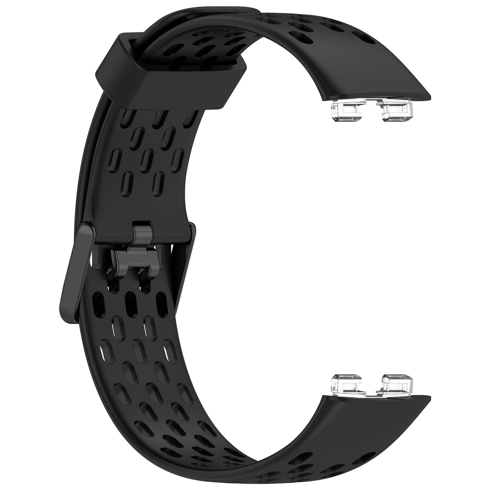 Ersatzarmband für Huawei Band 10/9/8 - Atmungsaktives Lochdesign Black