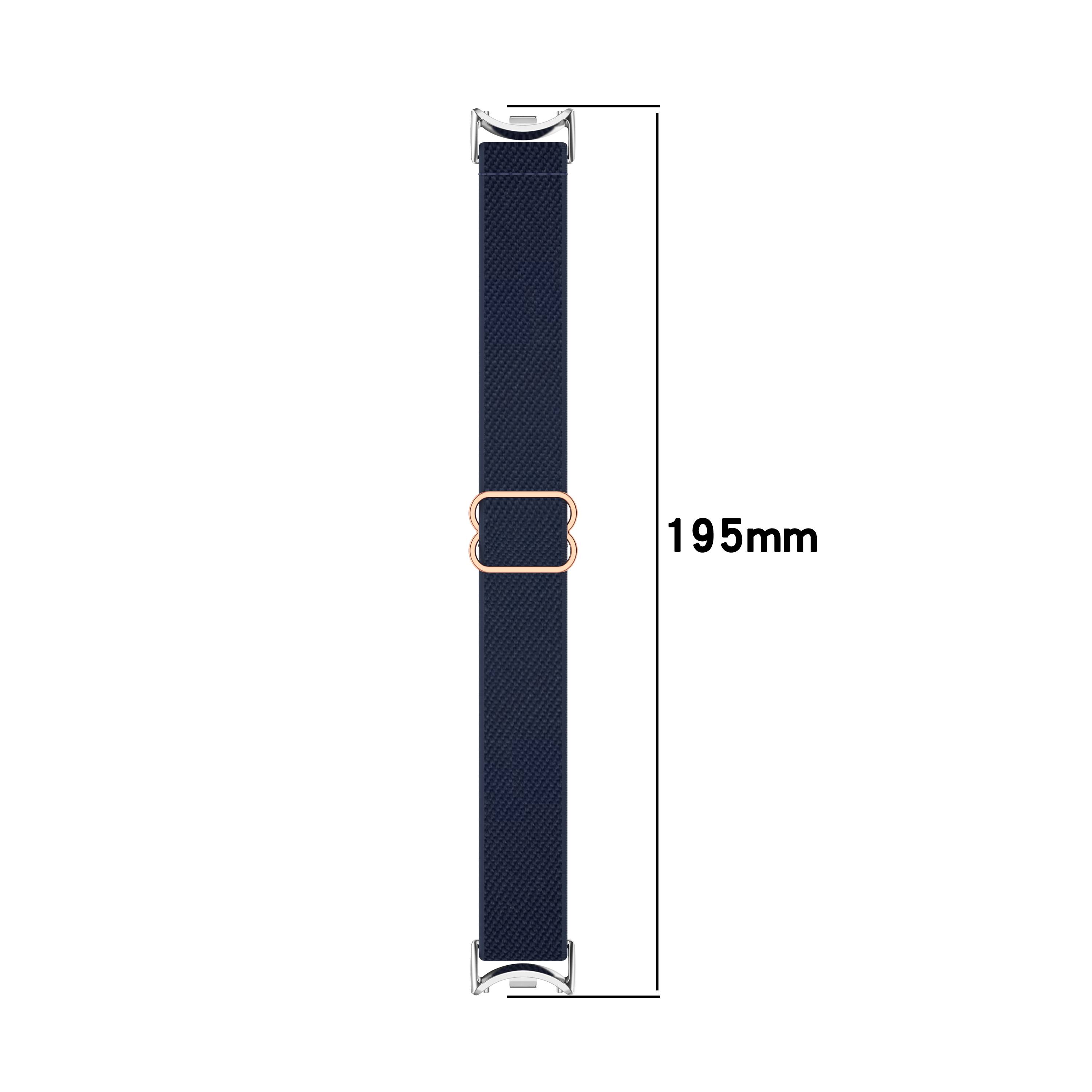 Xiaomi Mi Band 9/8/NFC Atmungsaktives Nylon Uhrenarmband Black