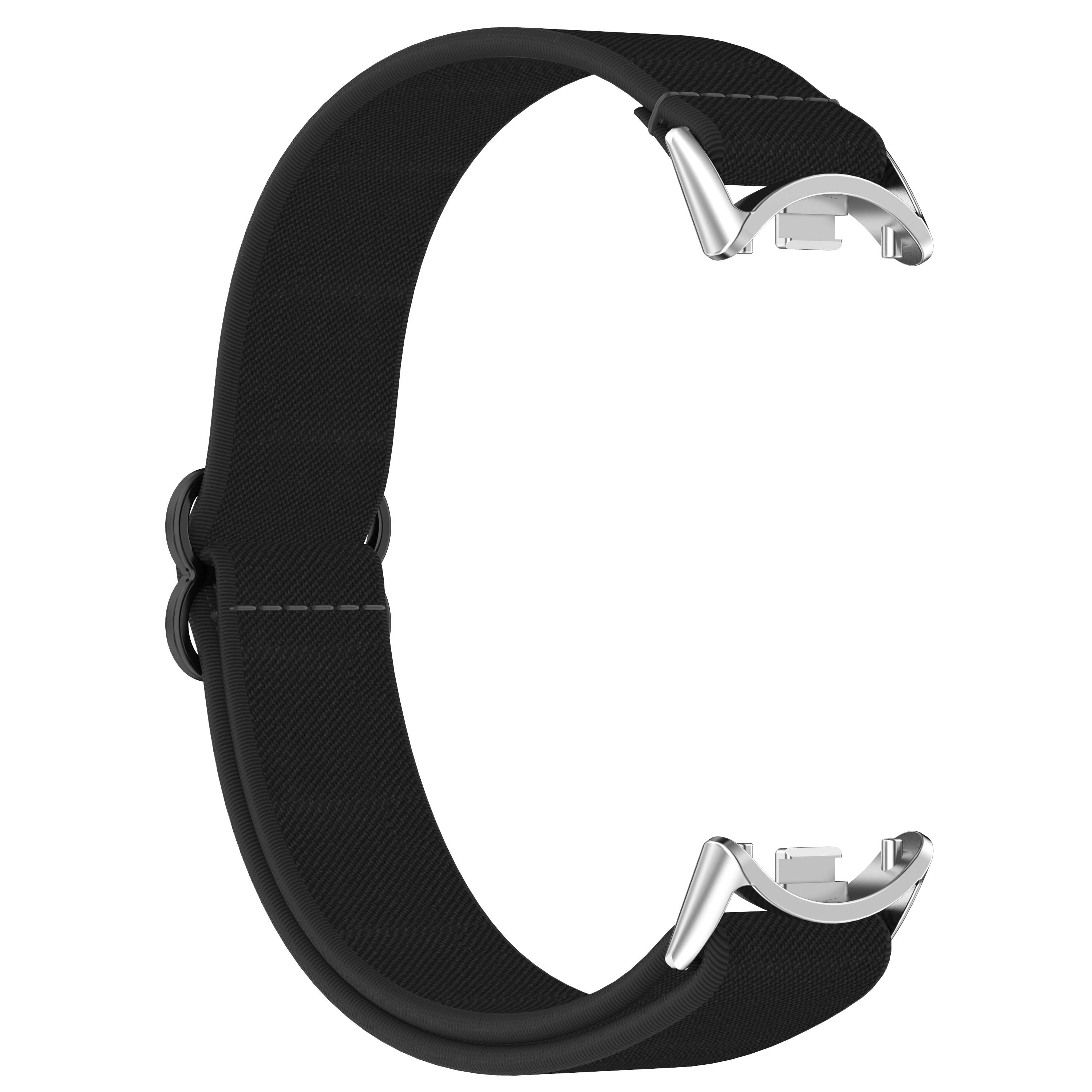 Xiaomi Mi Band 9/8/NFC Atmungsaktives Nylon Uhrenarmband Black