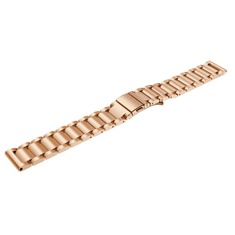Uhrenarmband aus Edelstahl – bequemer und sicherer Sitz Gold 24 mm