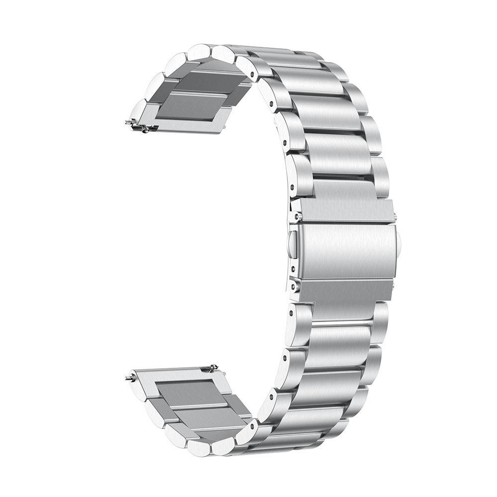 Uhrenarmband aus Edelstahl – bequemer und sicherer Sitz Silver 22 mm