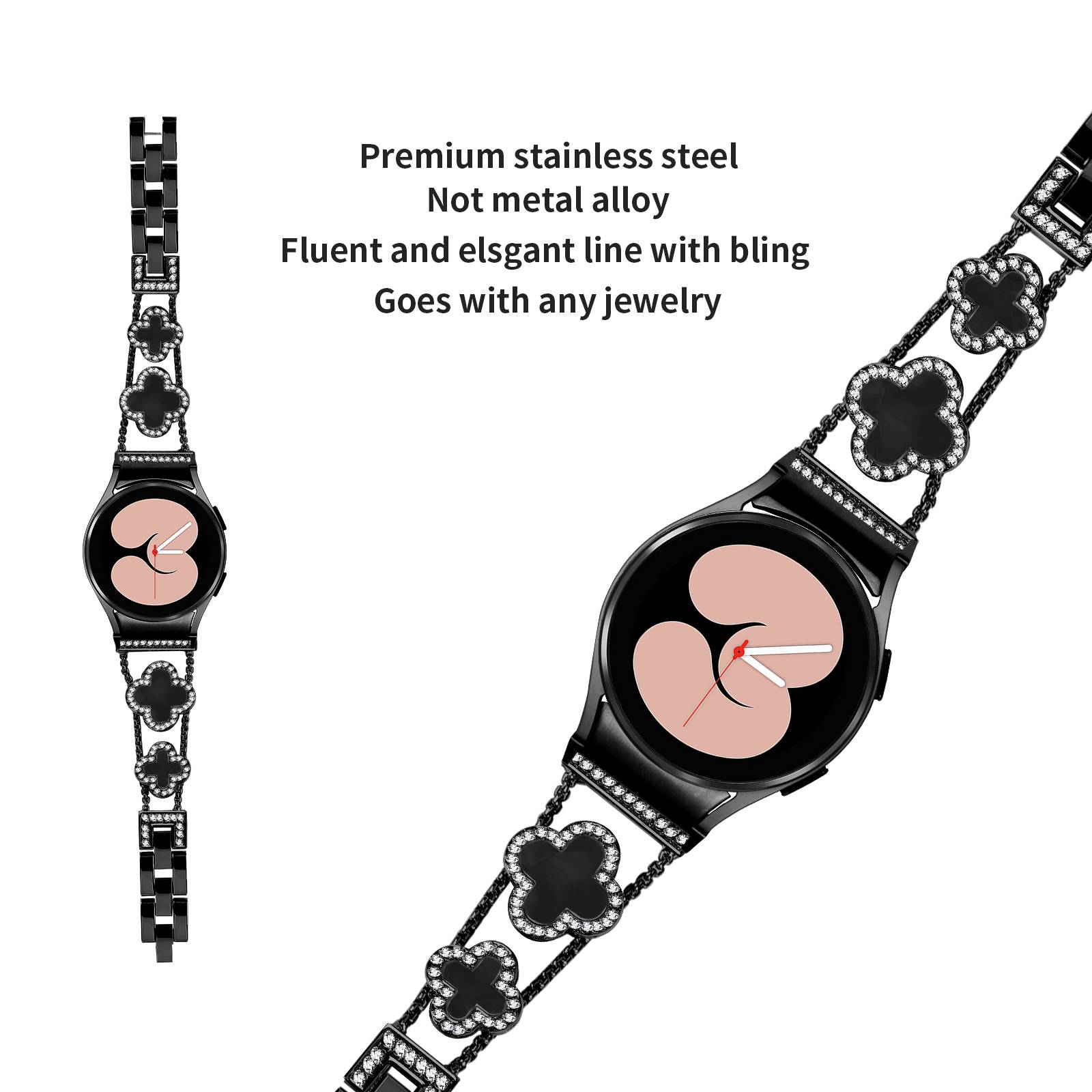 Uhrenarmband für Samsung Galaxy Watch 4/5/6 Black