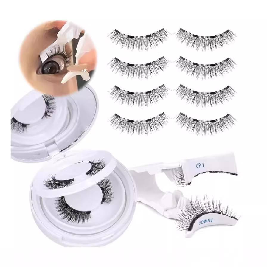 Magnetische Wimpern - Rundes Box-Set mit Applikator