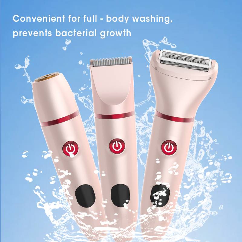 3-in-1 Elektrischer Damen-Haarentferner Trimmer - Pink