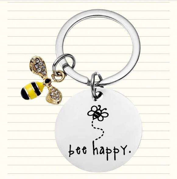 Edelstahl Schlüsselanhänger - Bi-Design Modell 1