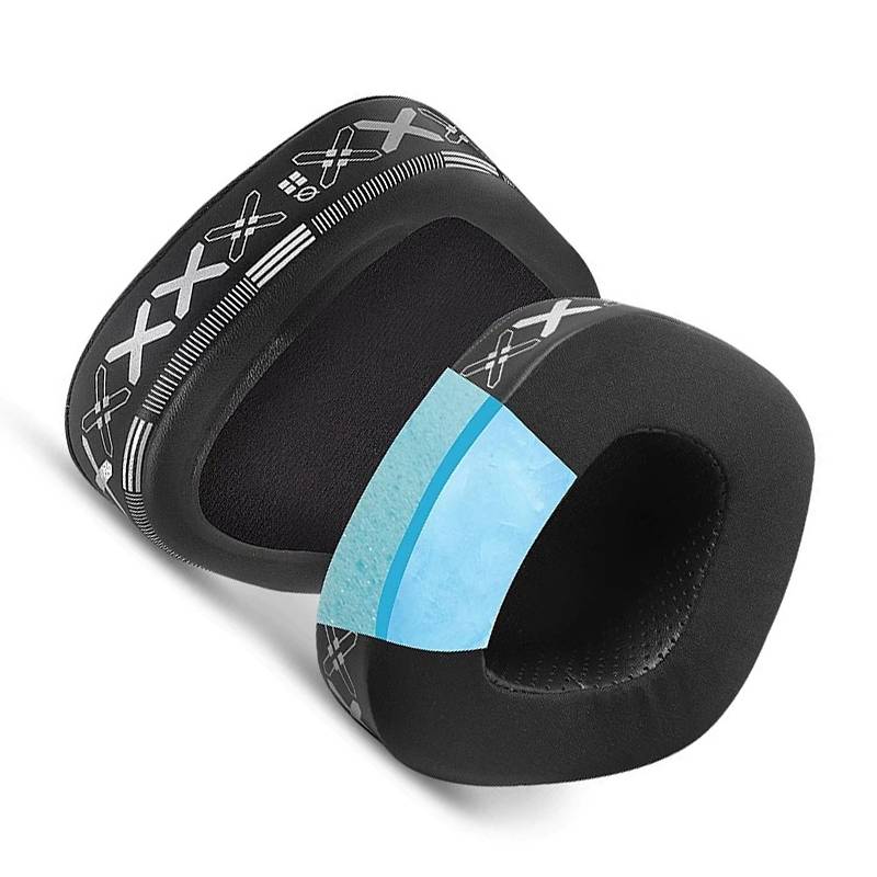Kühlende Ersatz-Ohrpolster für Corsair VOID PRO ELITE Kopfhörer (Schwarz, 2er-Pack)