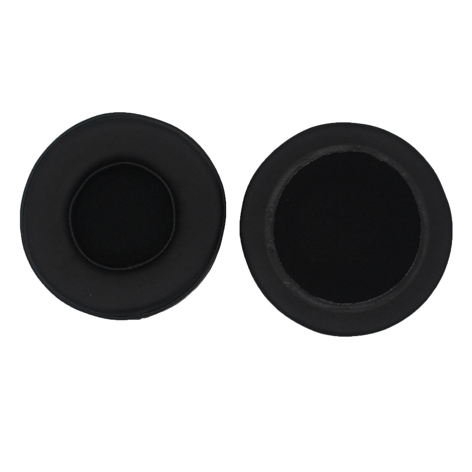 Ersatz Ohrpolster für Kopfhörer - 75mm Runde Ohrpolster, Proteinleder & Memory-Schaum, Verbesserter Komfort (2er-Pack)