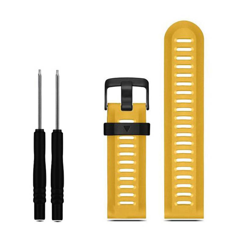 Armband für Garmin Fenix 3 HR/6X GPS/5X Sapphire/Descent MK1 Yellow