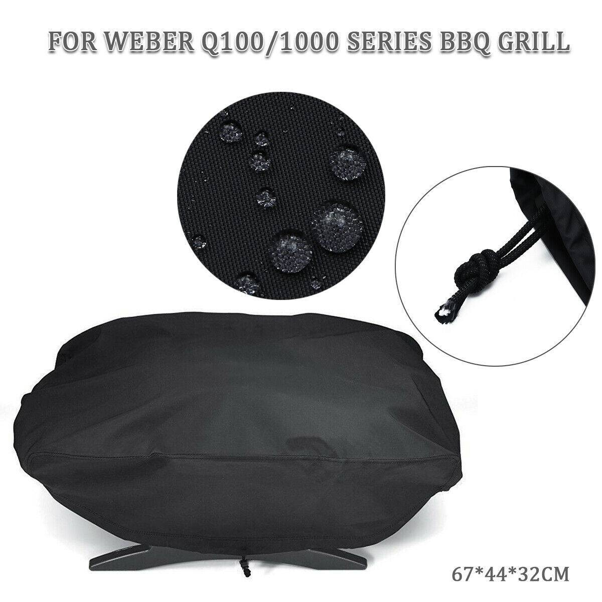 Weber Q1000 Grillabdeckung: Wasserdichte & Staubdichte Barbecue Abdeckung