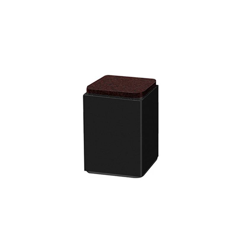 Möbelerhöher aus Kohlenstoffstahl – 4 cm Höhe, selbstklebend, rutschfest, geräuschreduzierend A