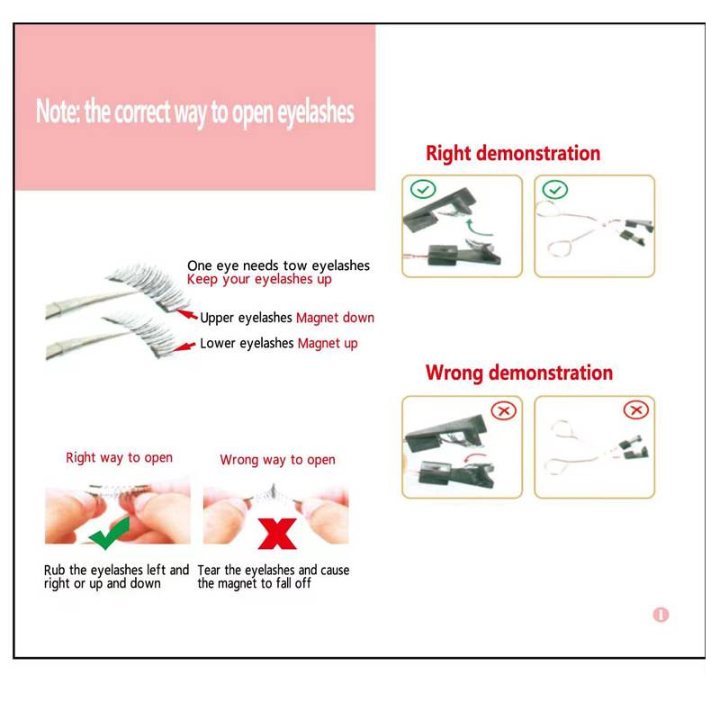 Magnetisches Falsche Wimpern Set