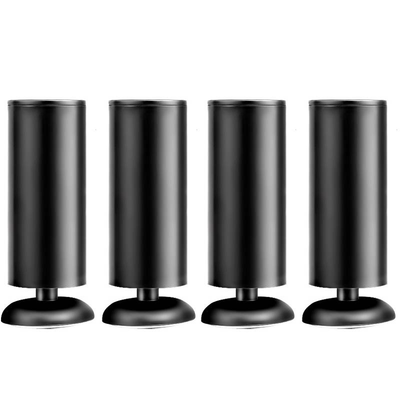 4er-Pack Tischbein-Montageplatten 25 cm H