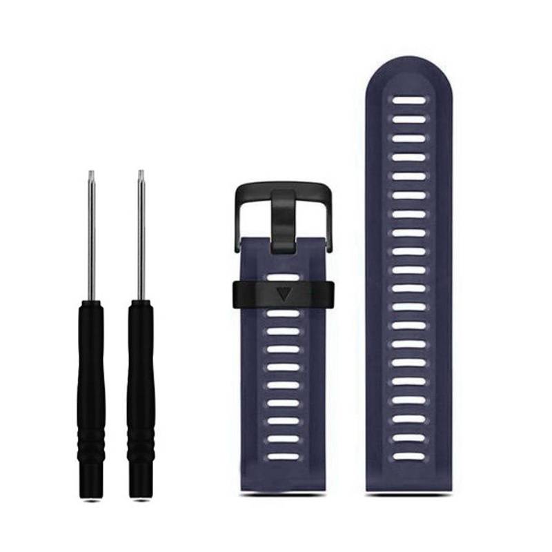 Armband für Garmin Fenix 3 HR/6X GPS/5X Sapphire/Descent MK1 Blue+Blue