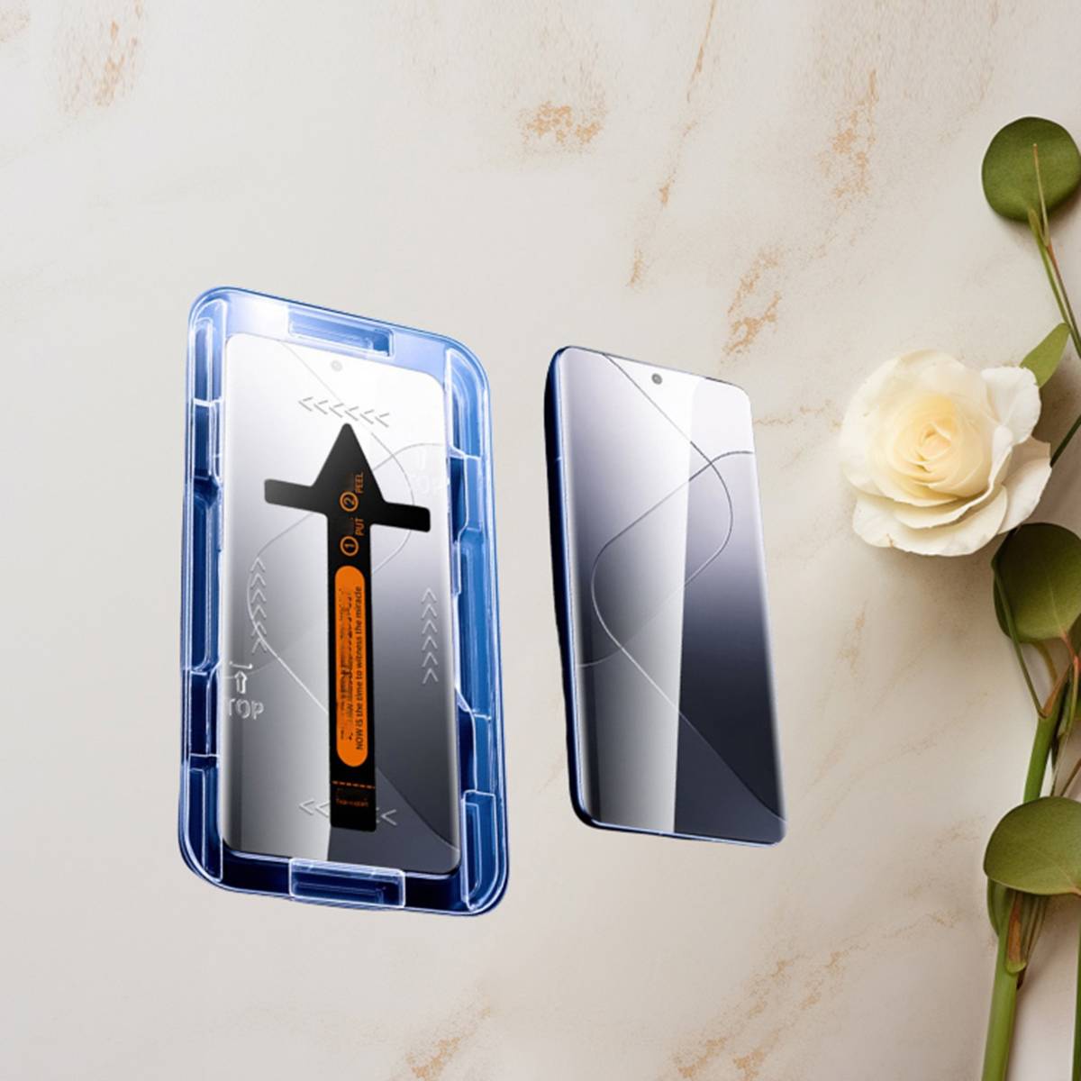 Xiaomi 12/12x Kompatibel Mit Curved Staubfrei Schnell Anzubringender Gehärteter Glas Displayschutz mit Vollbildabdeckung und