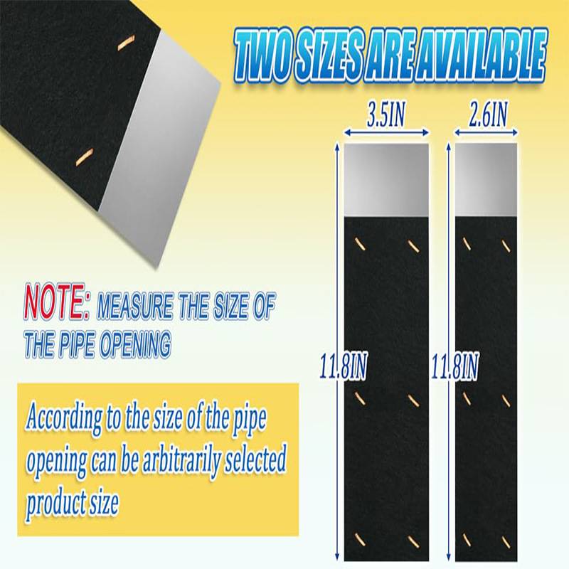 2 PCS Dachrinnen-Geräuschdämpfer, Anti-Tropf-Schallabsorption für Fallrohre S