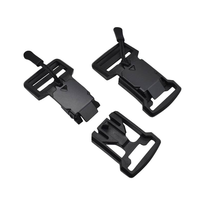 2er-Pack magnetische Schnallen – Schwarze magnetische Schnellverschlüsse für taktische Rucksäcke Modell 11