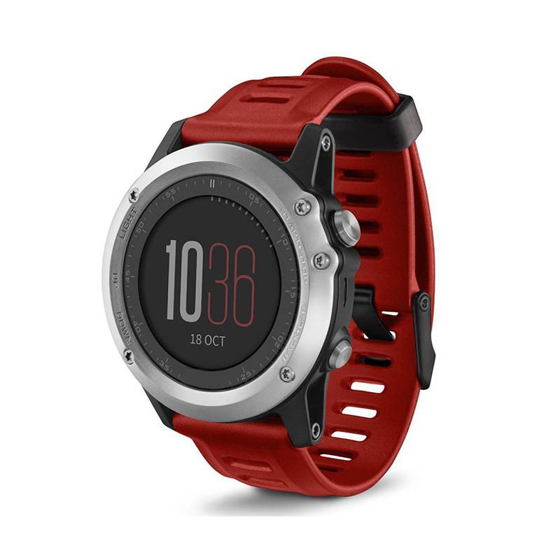 Armband für Garmin Fenix 3 HR/6X GPS/5X Sapphire/Descent MK1 Red