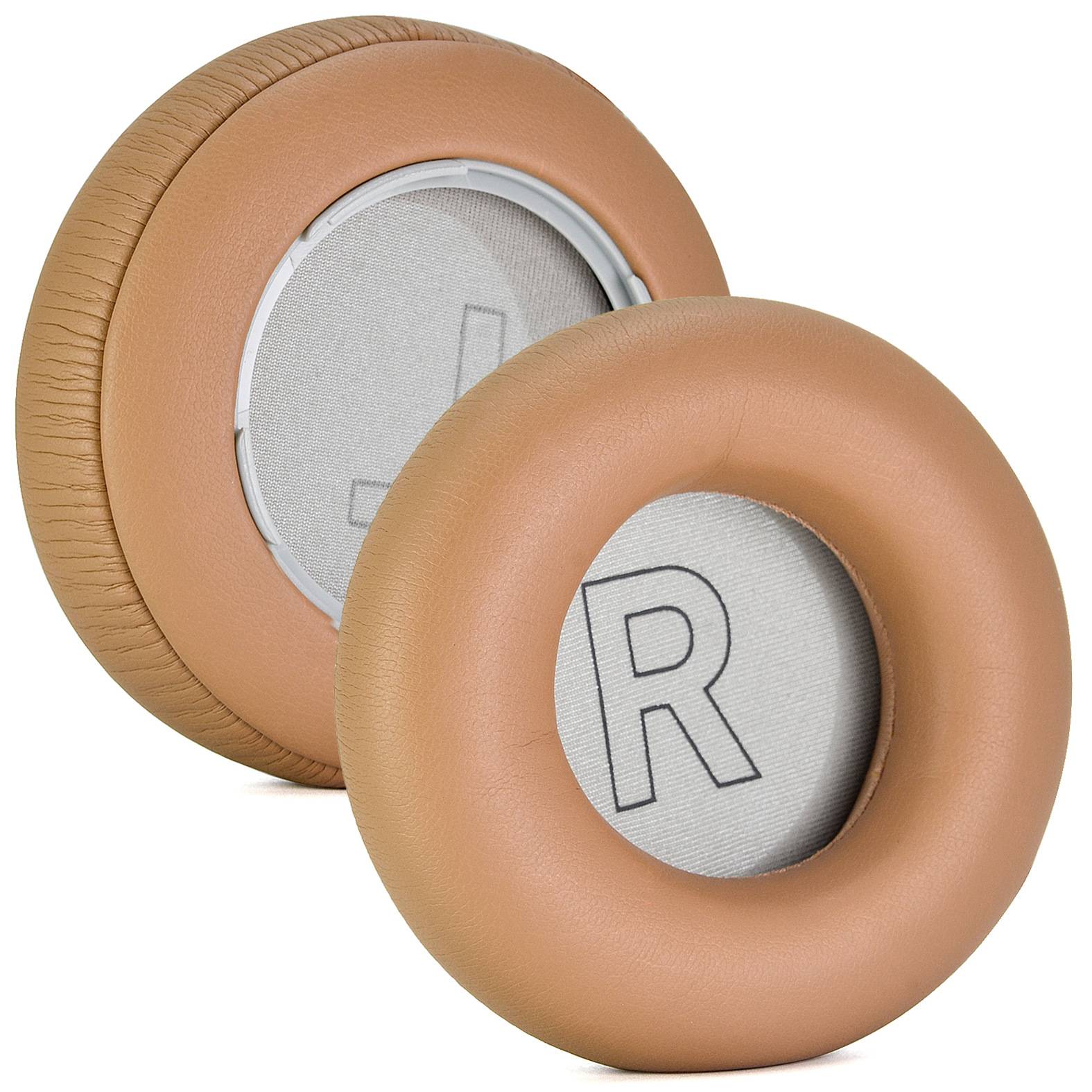 Tiefbraune Proteinleder-Ohrpolster für B&O Beoplay H9 3. Gen