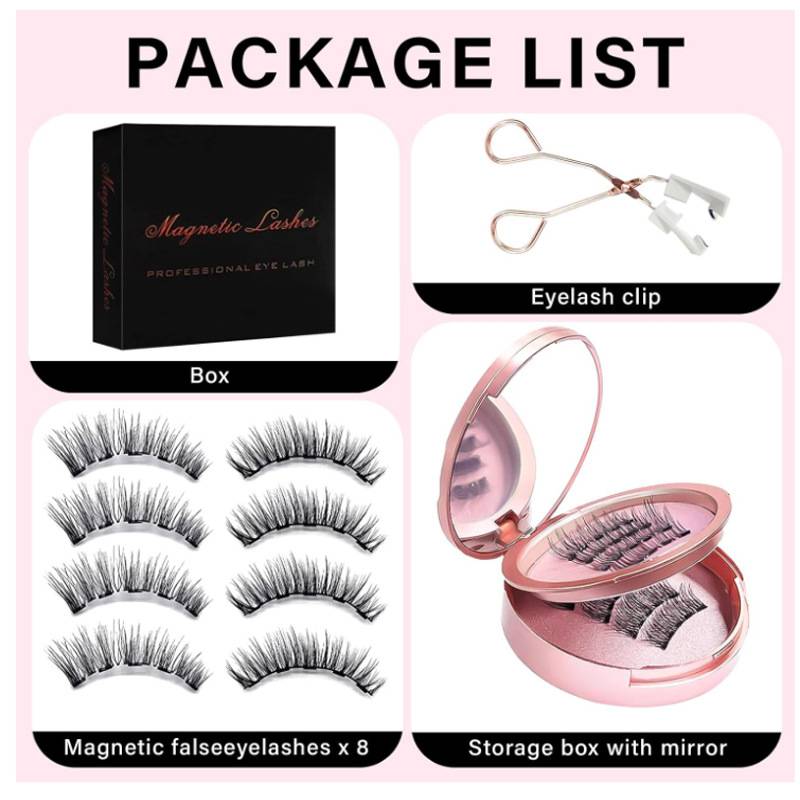 Magnetisches Wimpernset: Schnell, bequem und wiederverwendbar