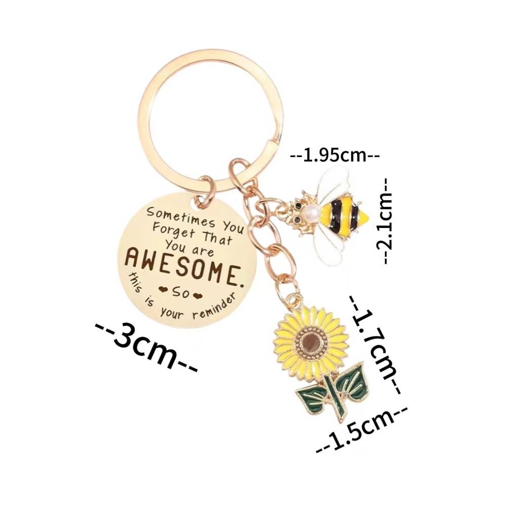 Edelstahl-Schlüsselanhänger - Herzform Modell 3