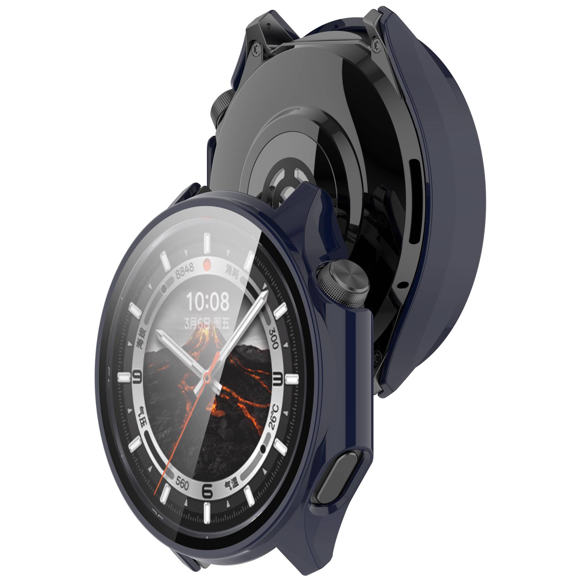 OnePlus Watch 3 & OPPO Watch X2 Hülle mit Displayschutz Blue