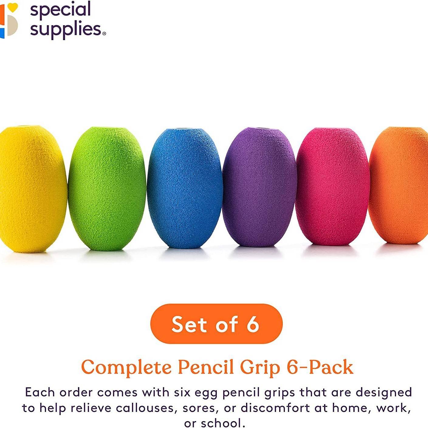 Bequeme Stift- und Bleistiftgriffe für verbesserte Handschrift - 6er Pack