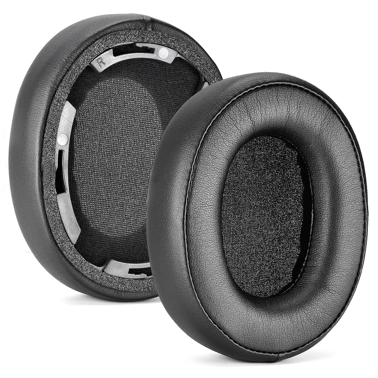 Schwarze Ersatz-Ohrpolster für Audio-Technica ATH-SR50BT (2er-Pack)