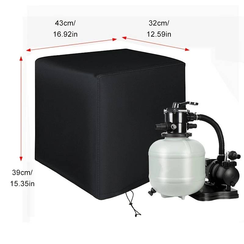 Poolpumpenabdeckung: Wetterfeste Schutzhülle aus Oxford-Gewebe