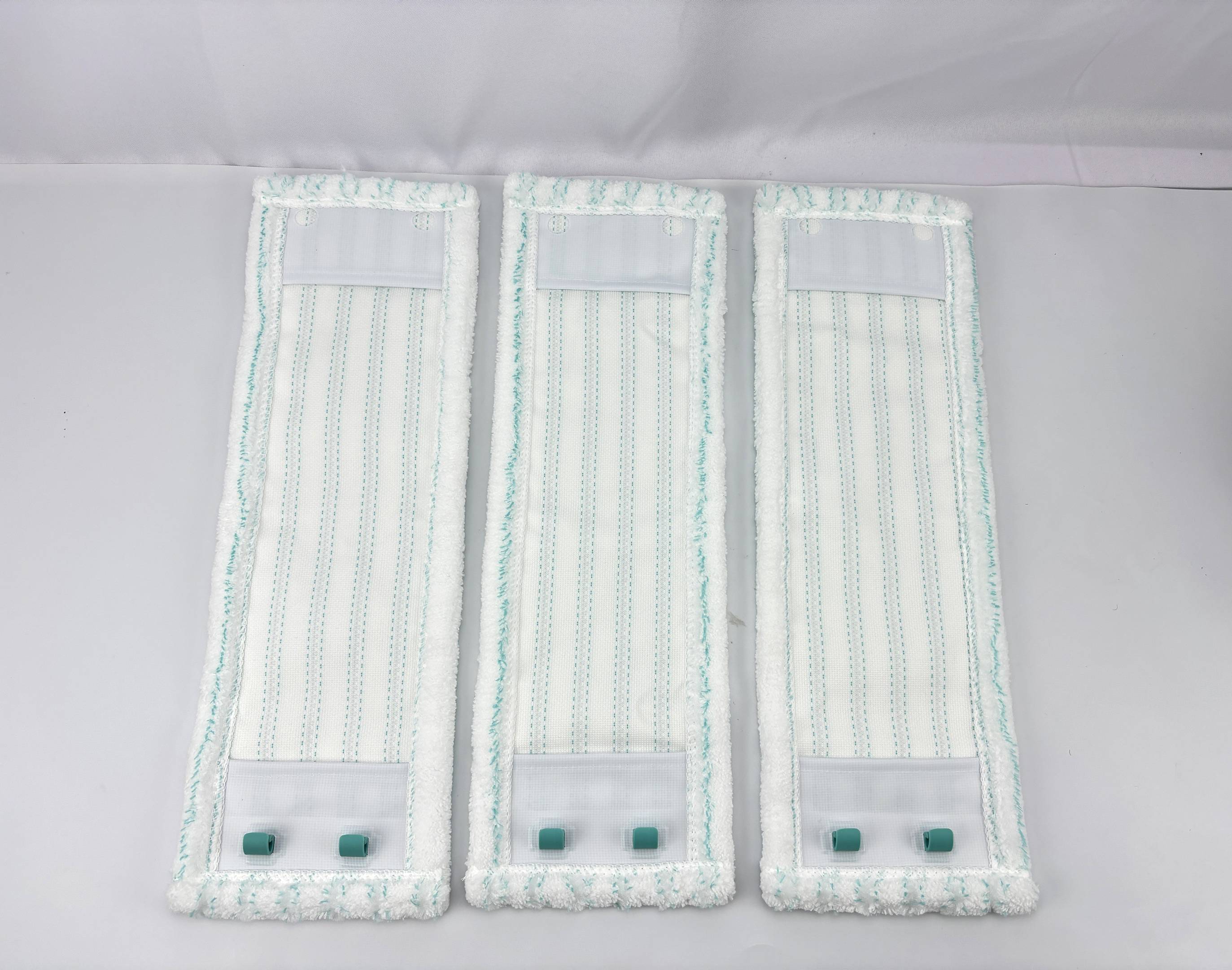 Leifheit Mop Ersatzpads (3er-Pack) - Weiß/Blau