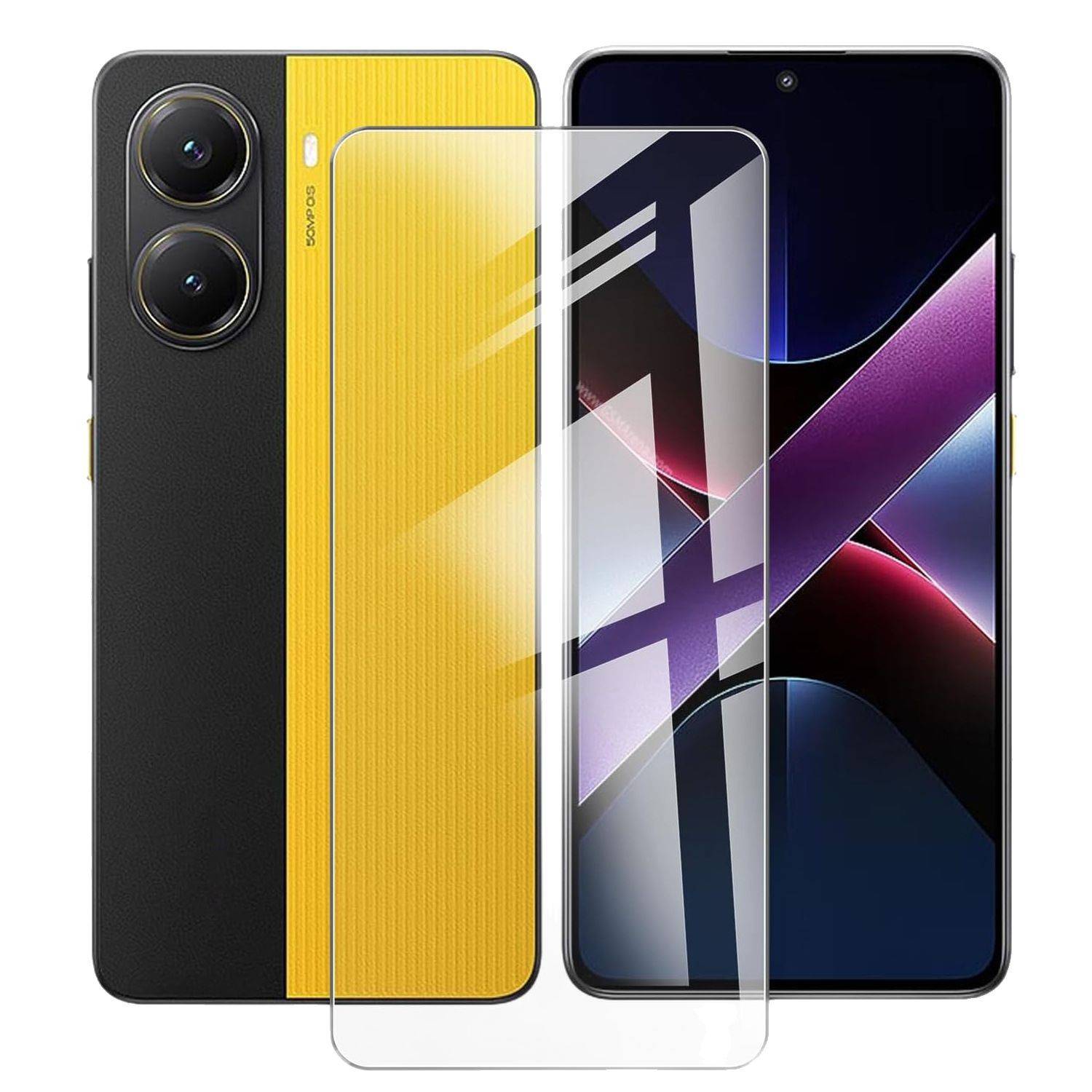 Xiaomi Poco X7 Pro Displayschutzfolie 9H Kratzfest HD Klar