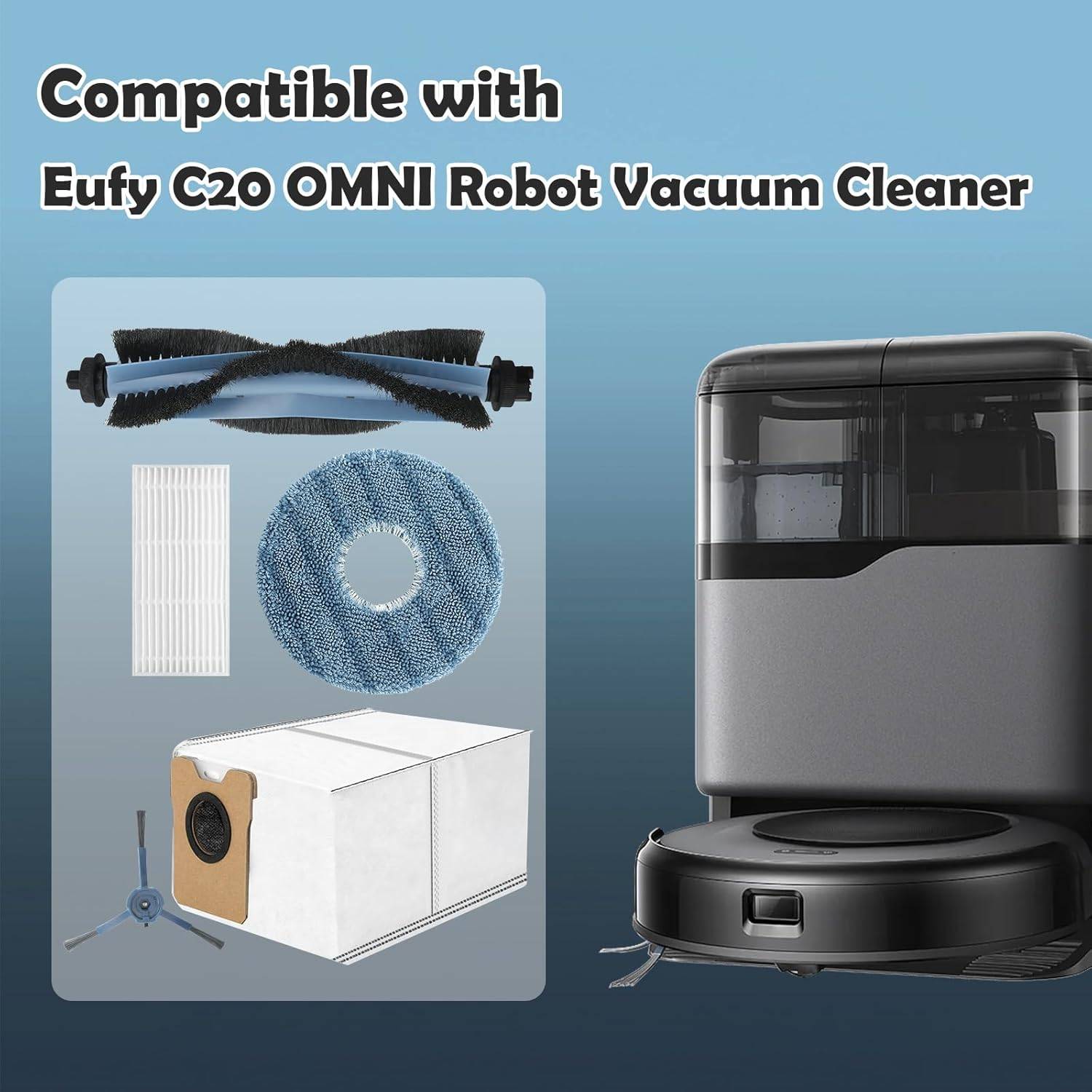 Eufy Omni C20 Staubsauger Zubehörset - Viewall C20 Teile