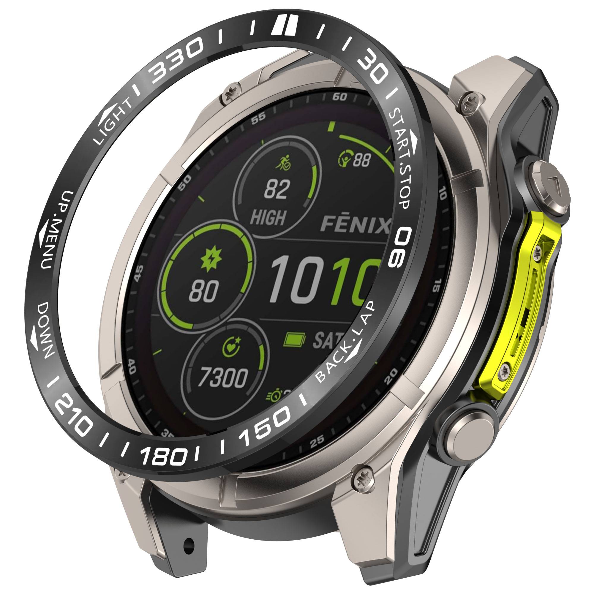 Edelstahl-Lünette für Garmin Fenix 8 Multicolor4 Modell 4